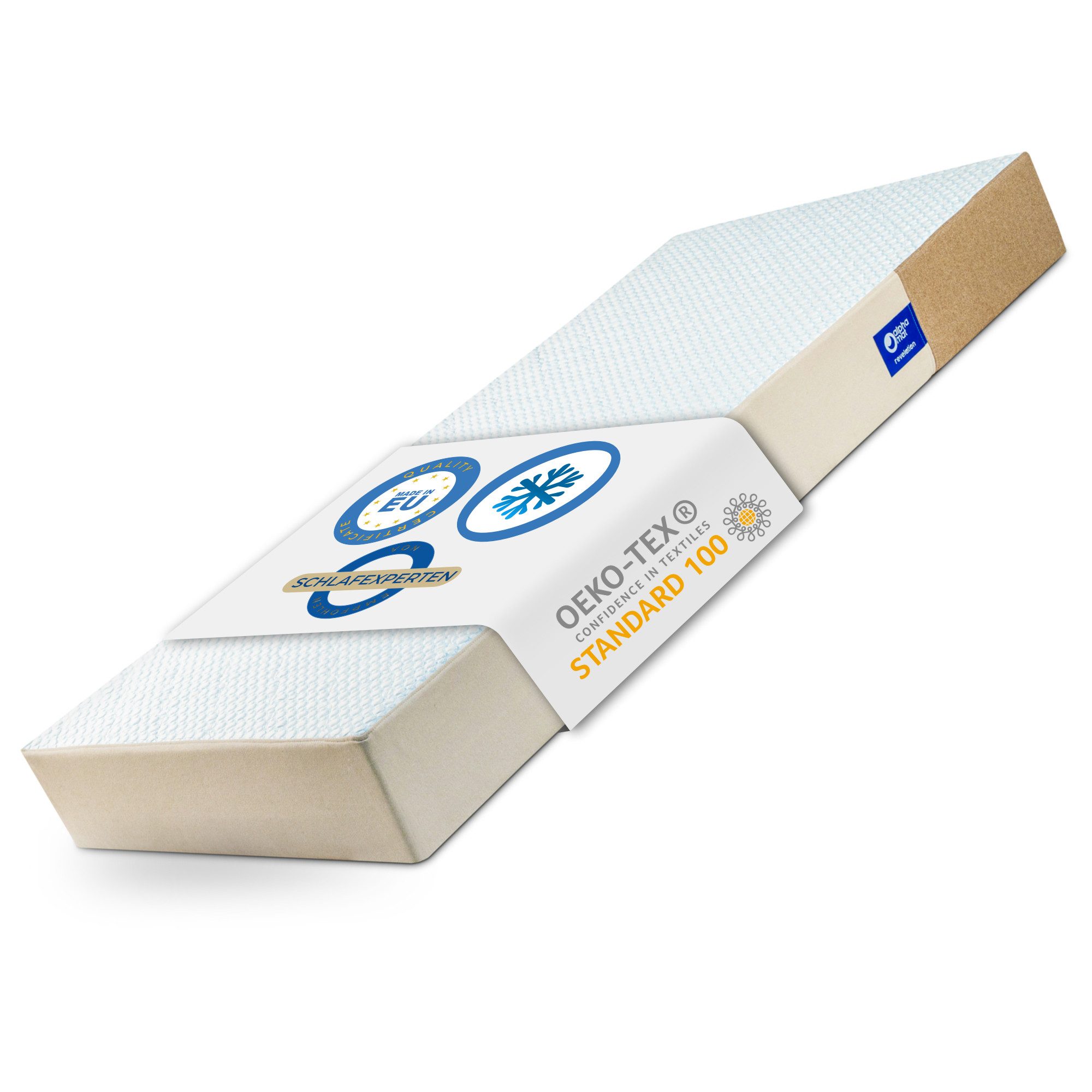 Taschenfederkernmatratze Matratze 80x200 140x200 weitere Größen 7 Zonen, alpha mat, 20 cm hoch, in H2/H3, ergonomisch, atmungsaktiv, orthopädisch, Premiumqualität