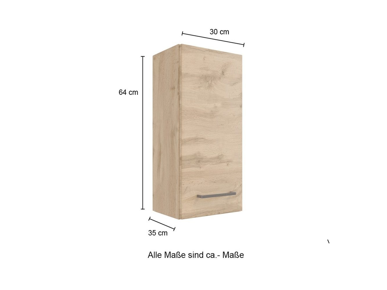 Thumbnail - HELD MÖBEL Waschtisch-Set aus MDF in wotaneiche mit 2 Schubladen und 7 Türen, (B/H/T: 120x200x45 cm)
