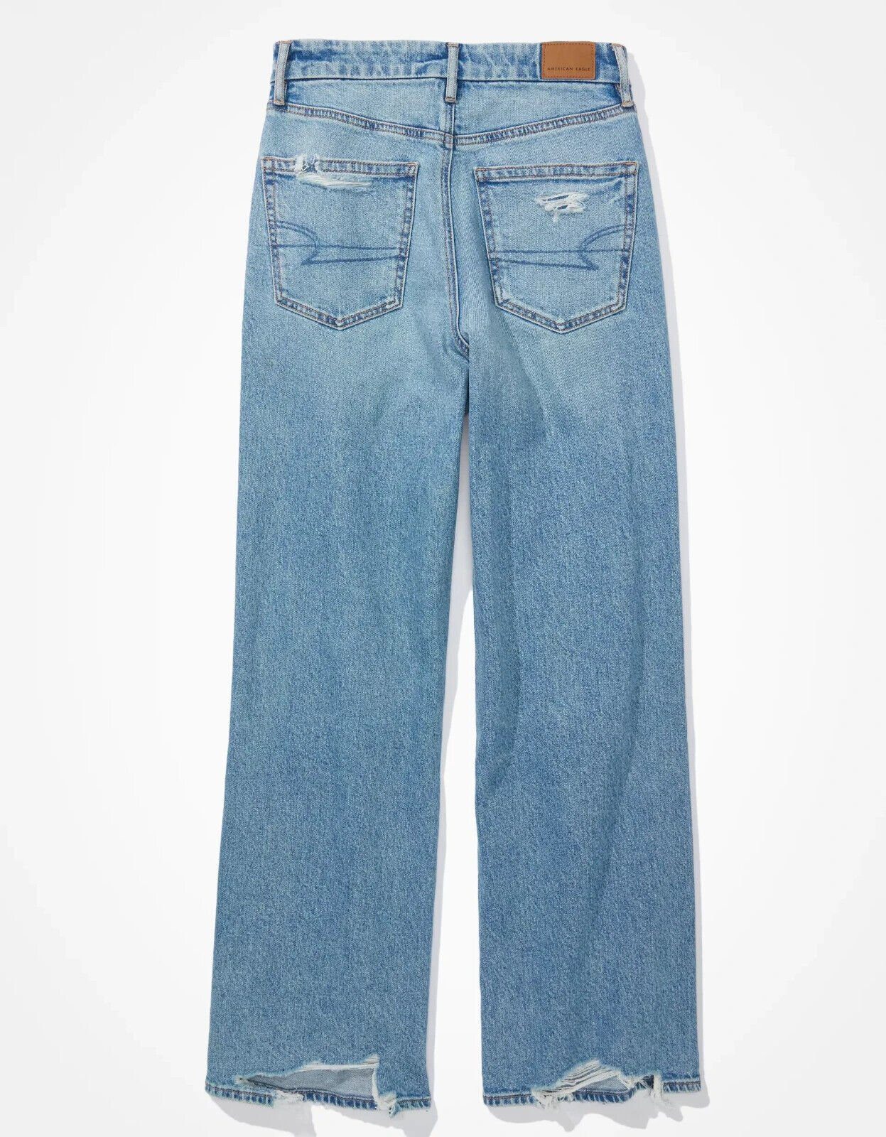 UE High-waist-Jeans High-Waisted AE Baggy Stretch Stock Straight Super Jeans Curvy