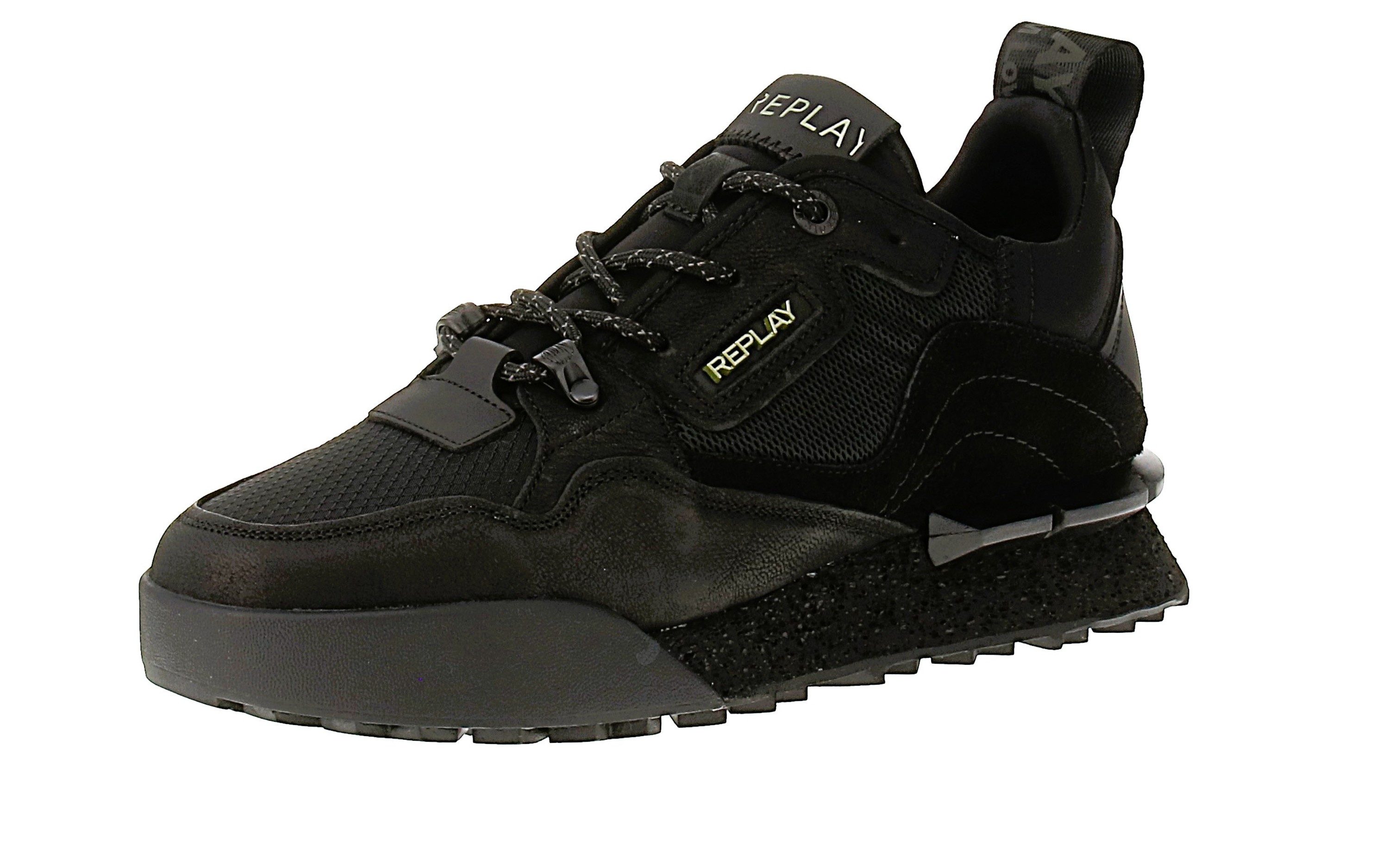 Replay Replay Field Edge X GMS1P C002UL - Herren Sneaker - C098-Black Sneaker