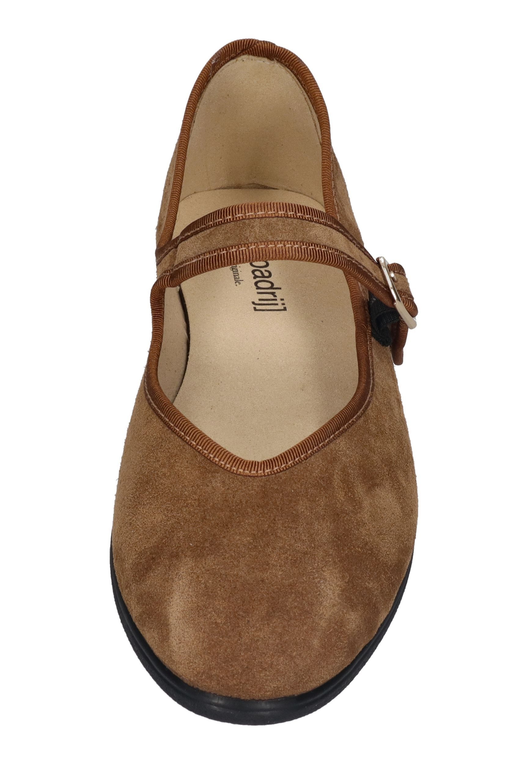 espadrij l´originale BALLERINE SINGLE VELOUR Ballerina Cognac