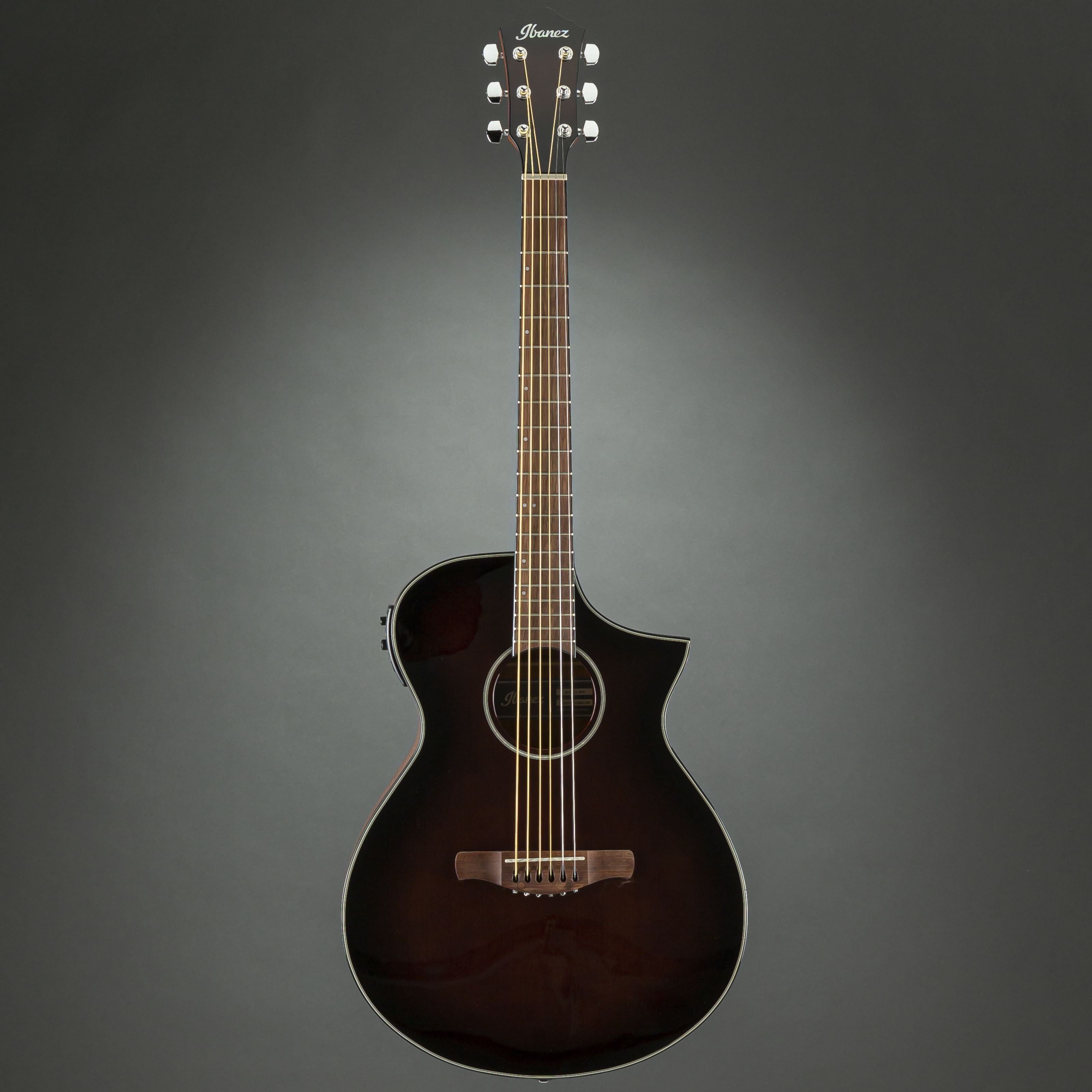 Ibanez Westerngitarre, Westerngitarren, 000/OM Gitarren, AEWC11-DVS Dark Violin Sunburst - Westerngitarre