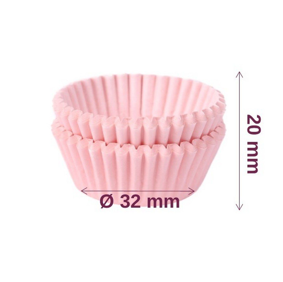 House kleine Miss Bakery's 200-tlg), und Muffinförmchen, Minimuffins Mini Papierbackförmchen (Rosa Mini-Cupcakes Muffinform für