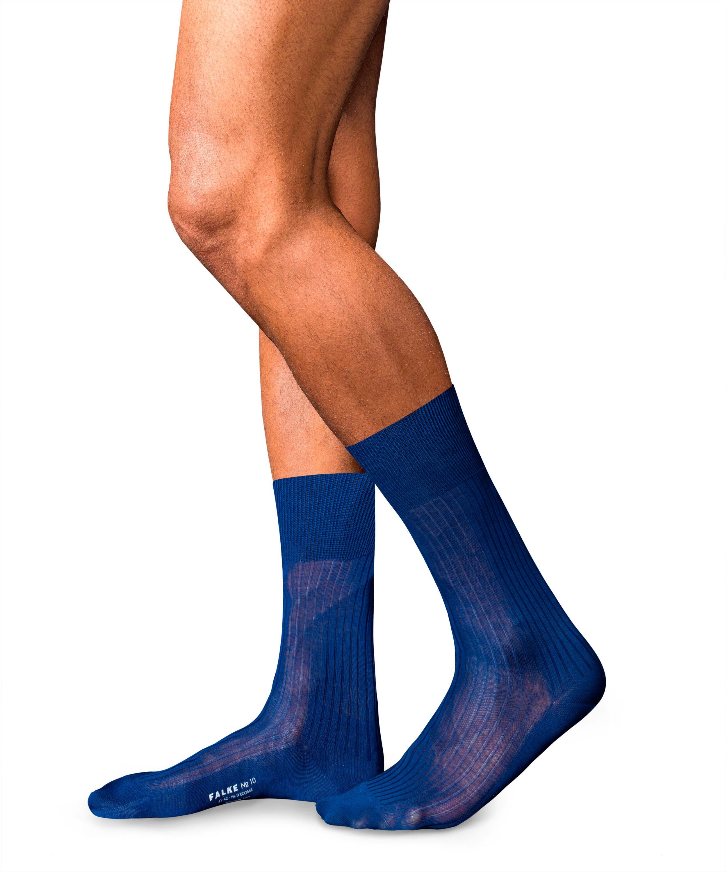 Pure (1-Paar) Socken royal 10 blue (6000) No. FALKE d´Écosse Fil