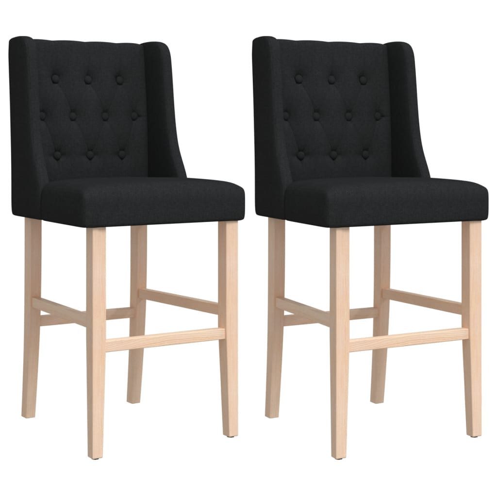 vidaXL Barhocker Barstühle 2 Stk. Massivholz günstig online kaufen