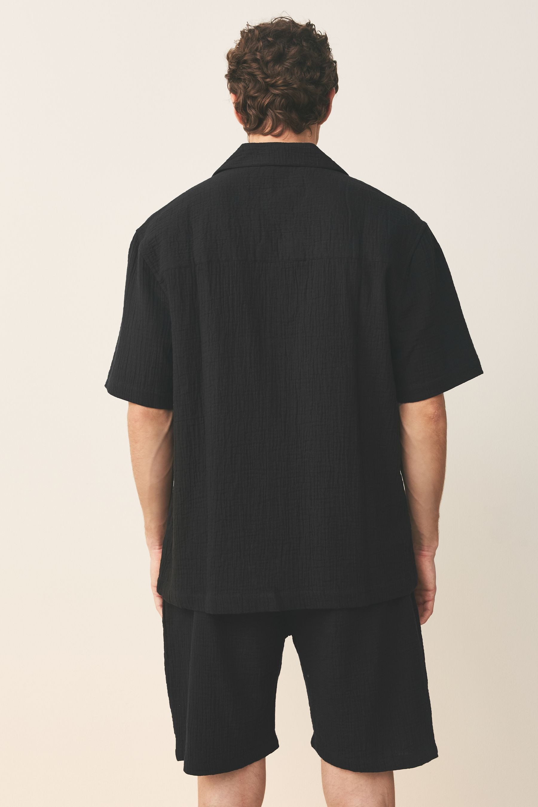 Next Shirt & Shorts Kurzarm-Pyjama aus Musselin (2-tlg)
