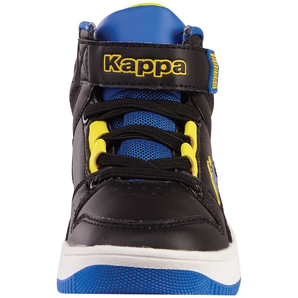 Kappa Sneaker - mit black-blue Elastikschnürung & Klettverschluss