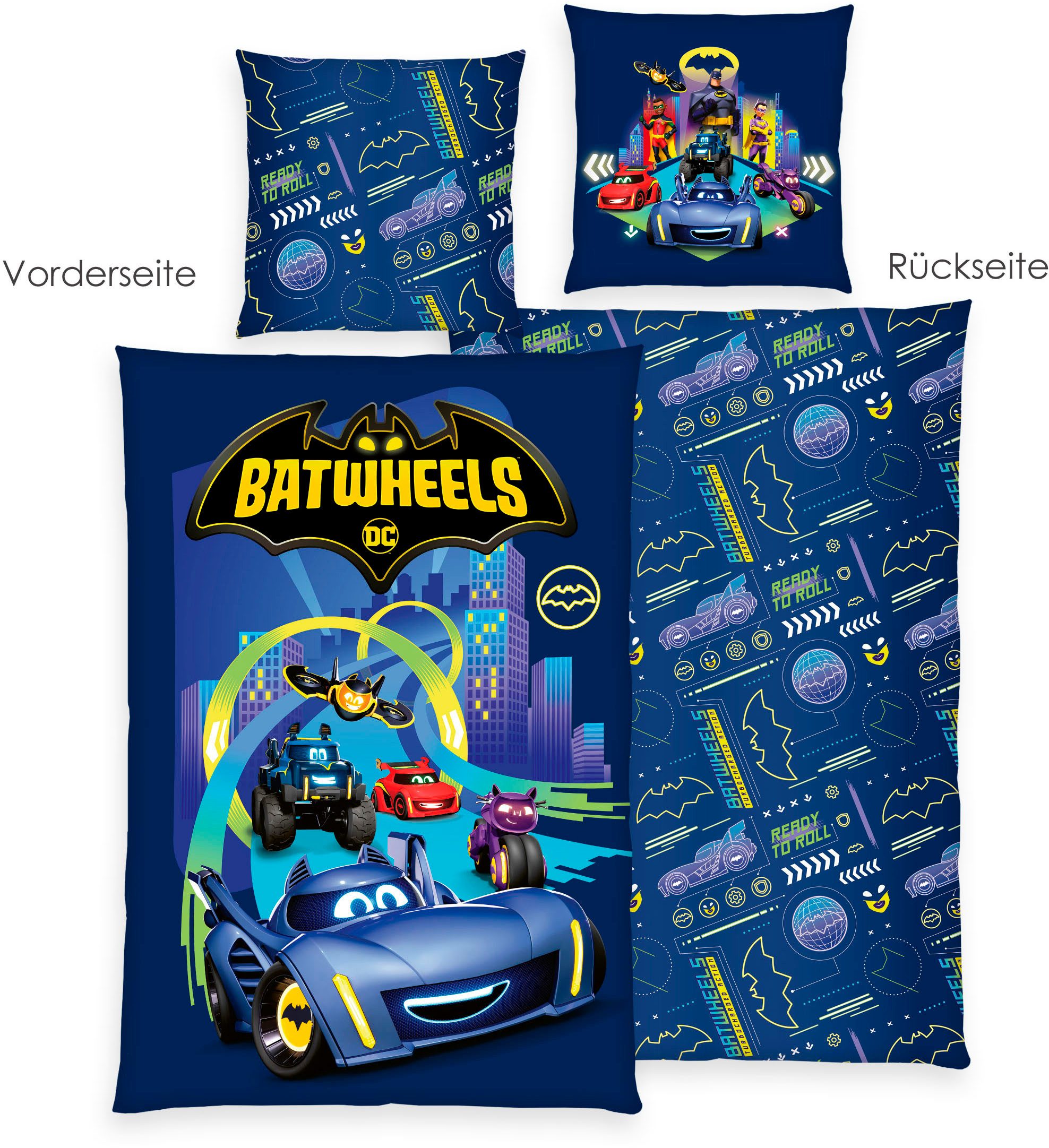 Bettwäsche "Bathweels" 2 Stk. tlg. mit coolem Motiv günstig online kaufen