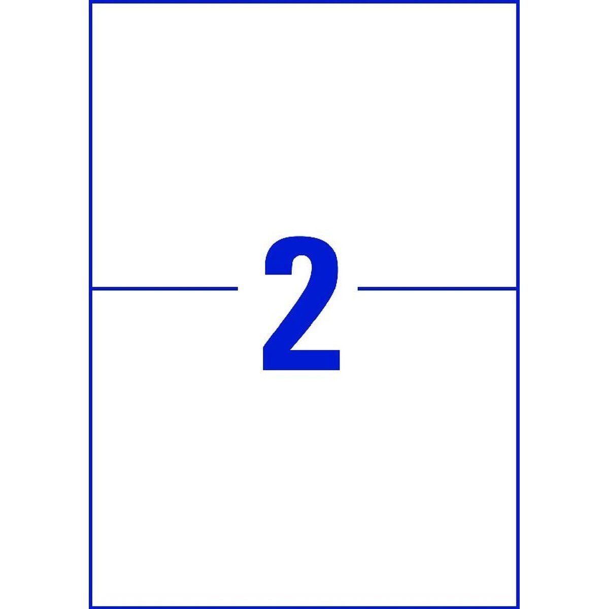 Avery Zweckform Etiketten Folien-Etiketten ultra-resistent 210x148mm VE=10 Bogen/20 Etiketten we