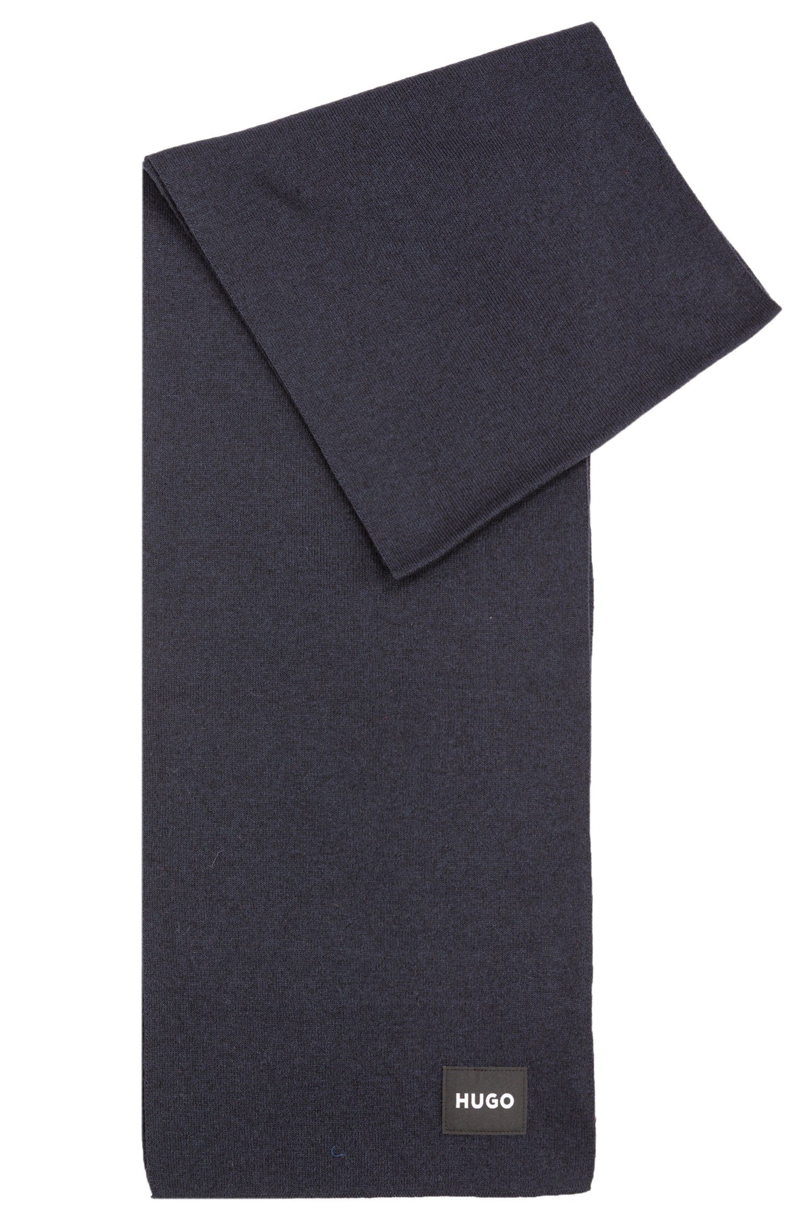 HUGO Schal Zevon, (keine Angabe, keine Angabe) Blau (410) | Modeschals