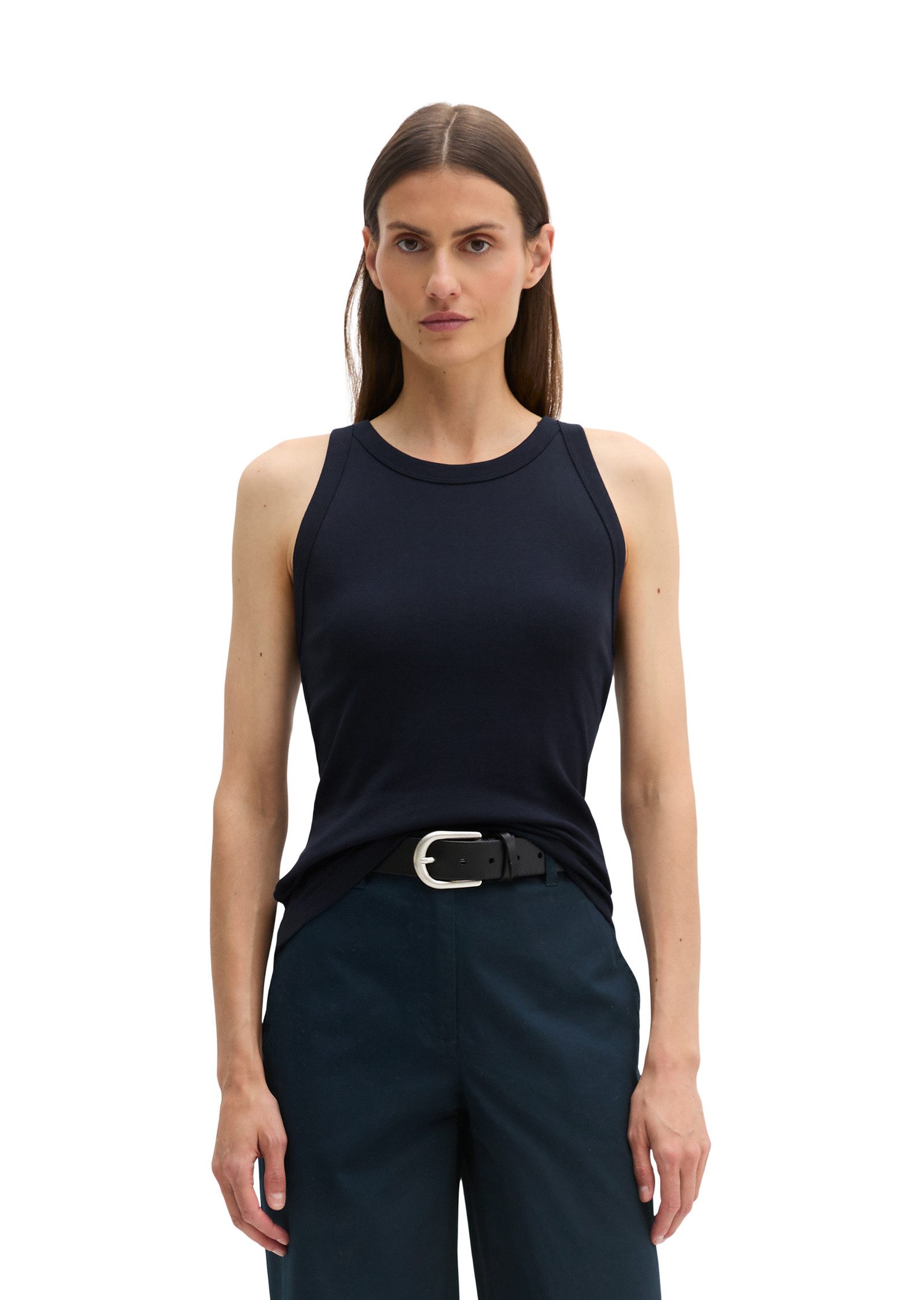 Marc O'Polo T-Shirt aus Rippjersey günstig online kaufen