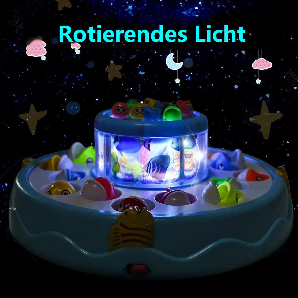 CLTYQ Lernspielzeug Magnetische Angelspiel Montessori Spielzeug ab 3 Jahre, Fische Angeln Spiele Spielzeug für Junge und Mädchen – Bild 5 von 5