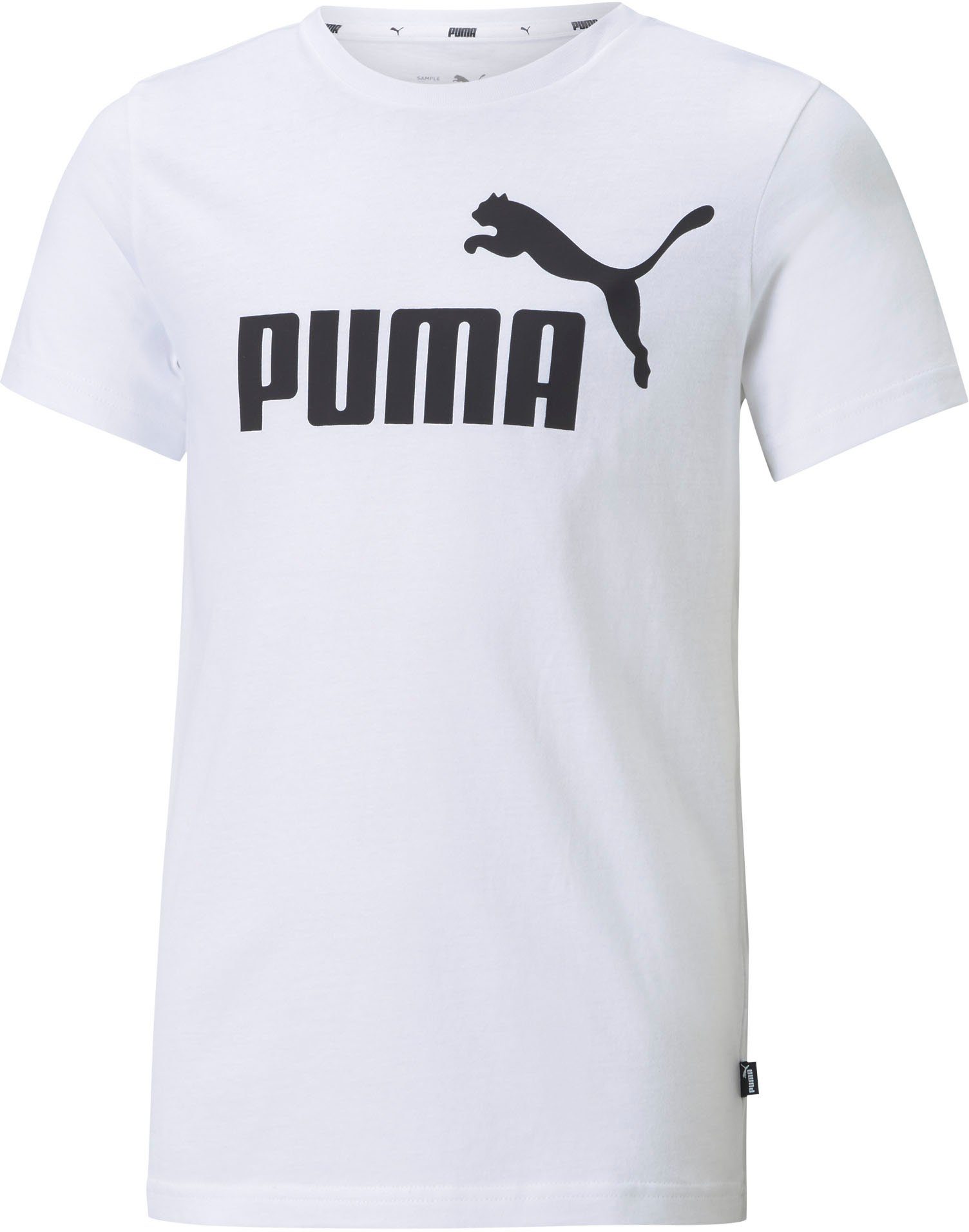 PUMA T-Shirt ESS TEE White Puma B LOGO