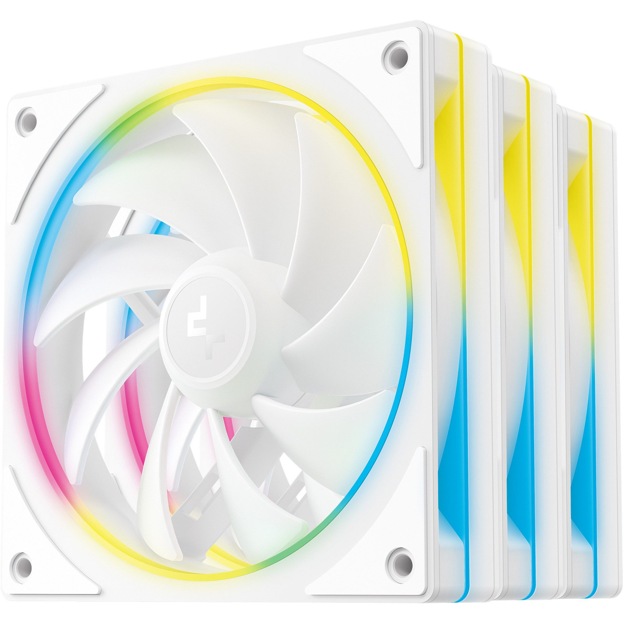 DeepCool Gehäuselüfter DeepCool FL12 SE WH, Gehäuselüfter, (3er Pack)
