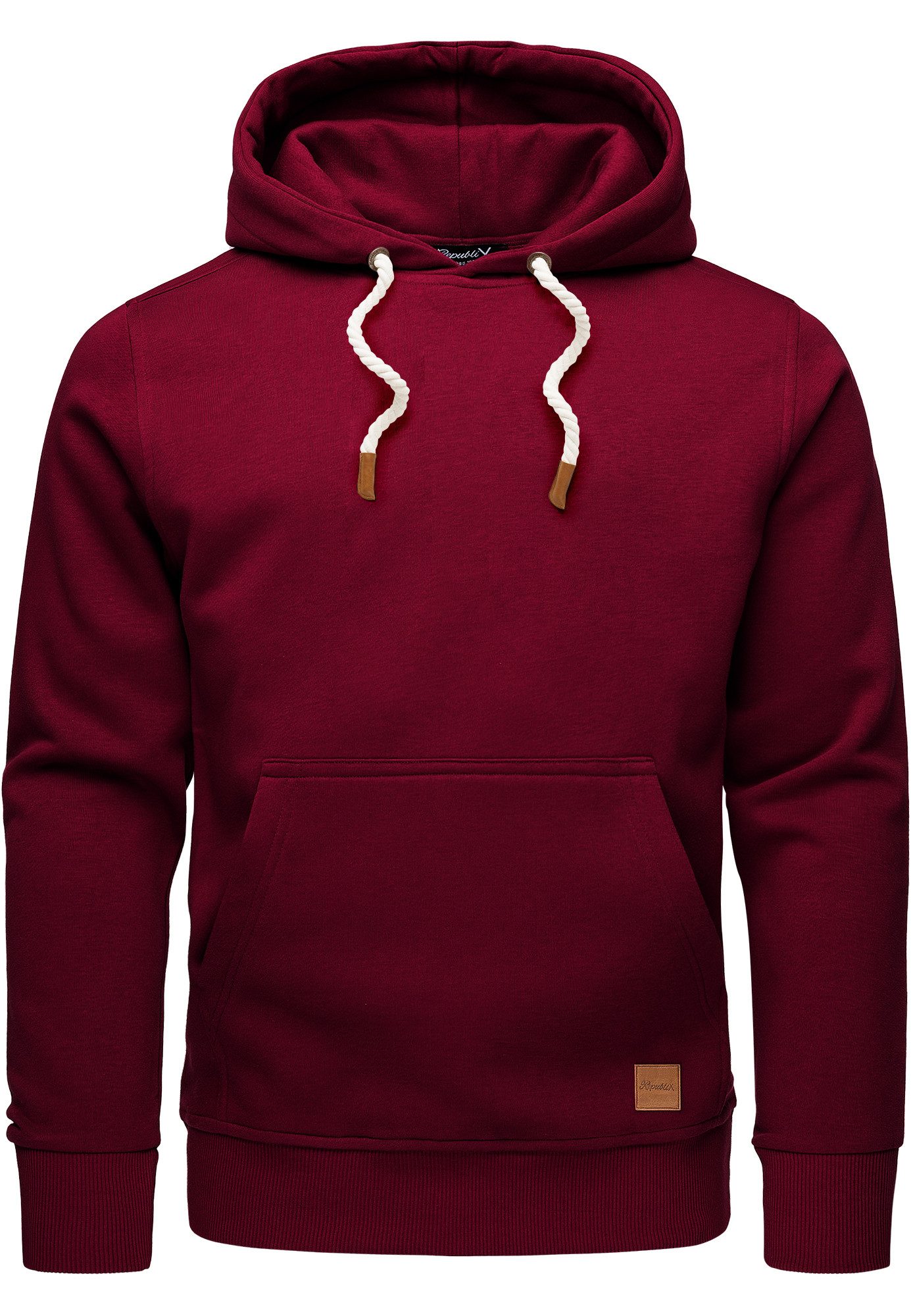 REPUBLIX Sweatshirt ERIC Herren Basic Kapuzenpullover günstig online kaufen