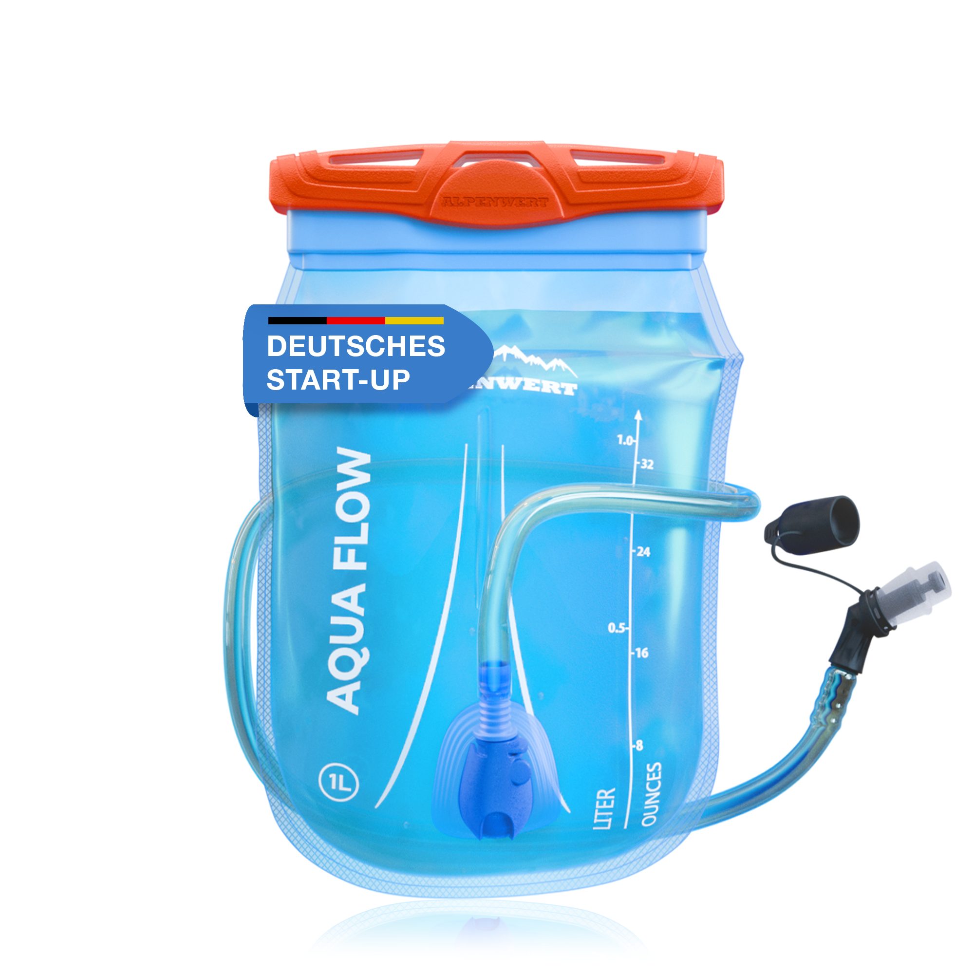 Alpenwert Trinkbeutel Alpenwert Trinkblase mit Trinkschlauch Wasserblase 2L/3L Outdoor