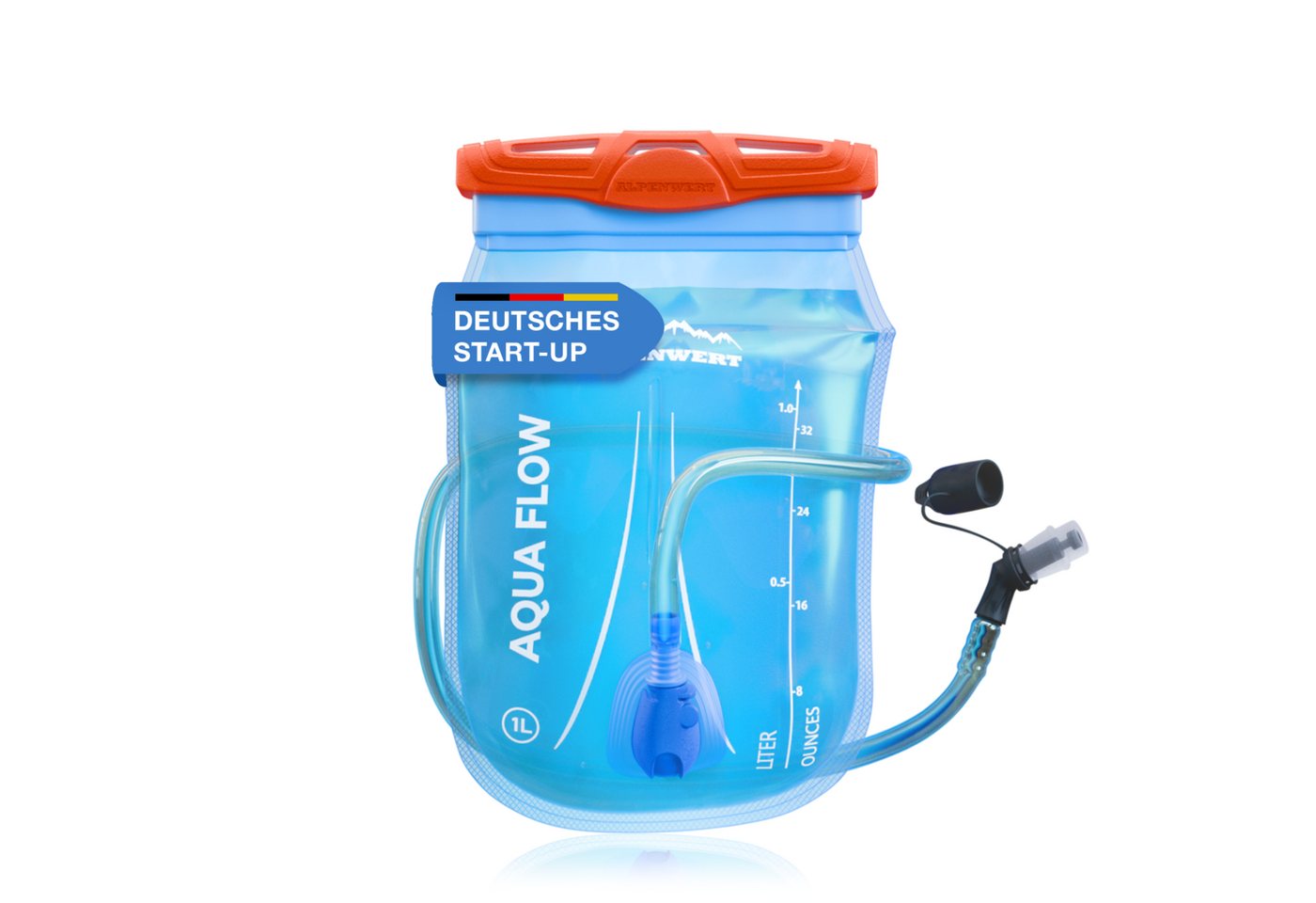 Alpenwert Trinkbeutel Alpenwert Trinkblase mit Trinkschlauch Wasserblase 2L/3L Outdoor