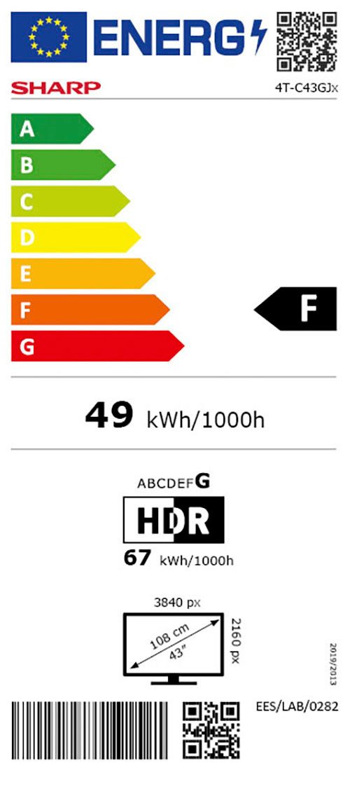 Energieeffizienzklasse: 