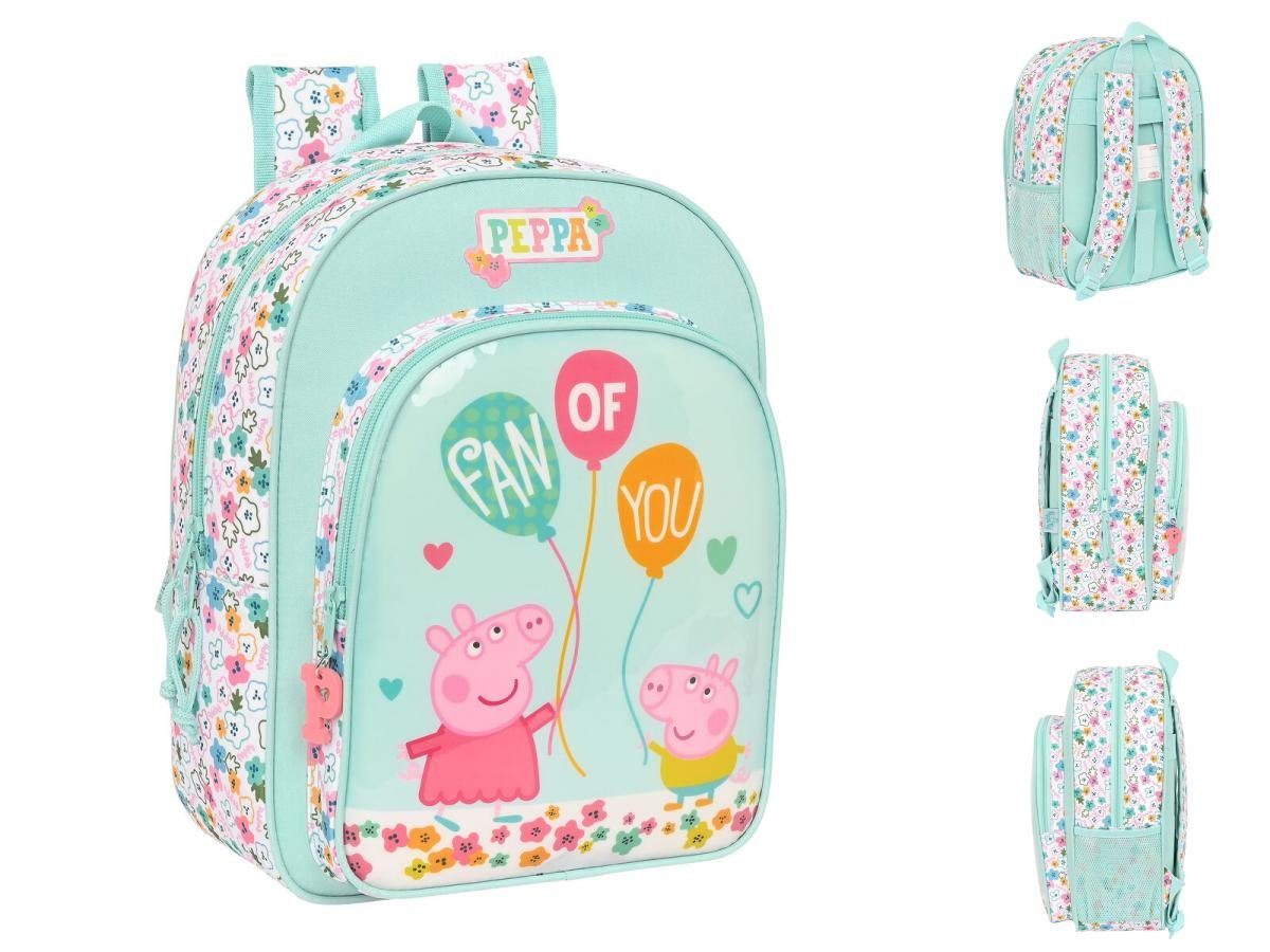 11 x Cosy Kinder-Rucksack Peppa 34 Peppa Wutz Rucksack corner x Hellblau cm 26 Pig