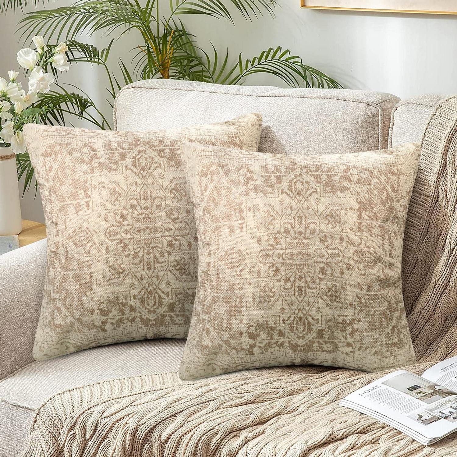Beige Boho Kissenbezüge 50x50 online kaufen