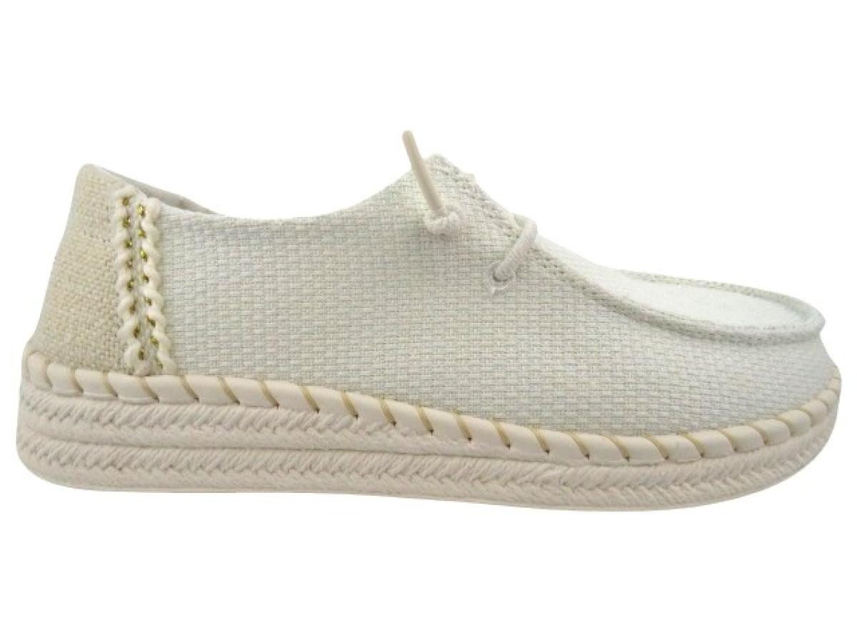 Hey Dude wendy espadrille woven white Slipper