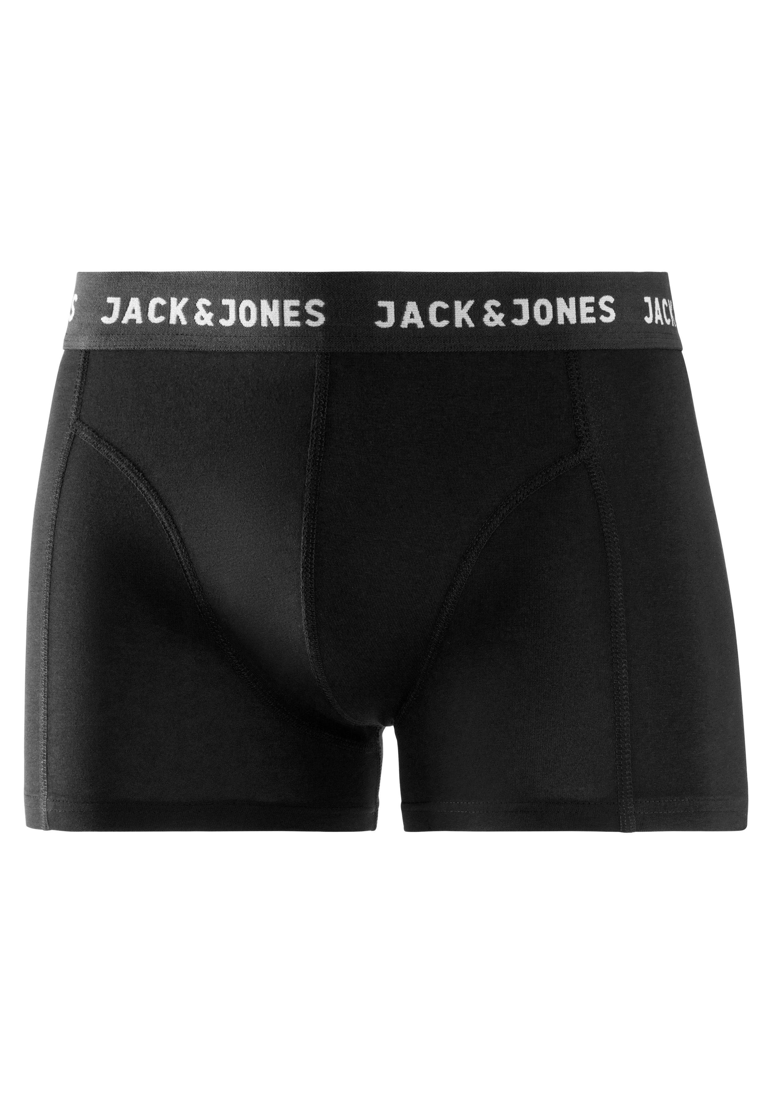 Boxer schwarz Jack Jones 3-St) Logowebbund (Packung, mit &