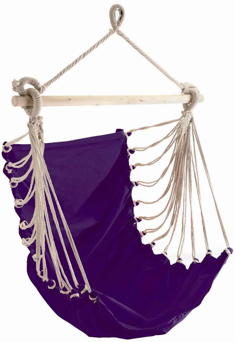 CONACORD Hängematte mycona Hängesitz Fashion violett, Hängesitz ist bei 30 Grad Handwäsche waschbar
