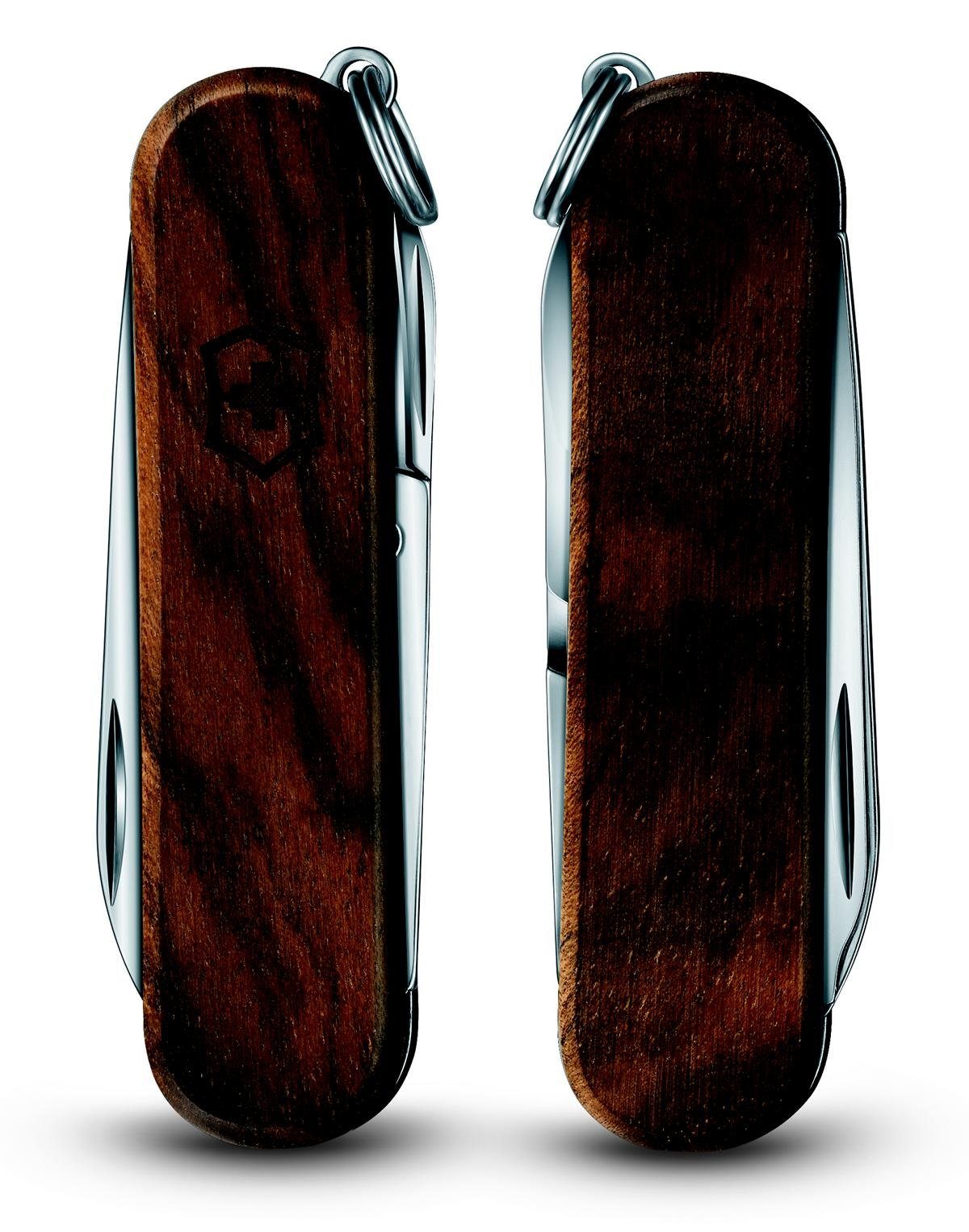braun mm, Victorinox Classic 58 Taschenmesser SD Wood,