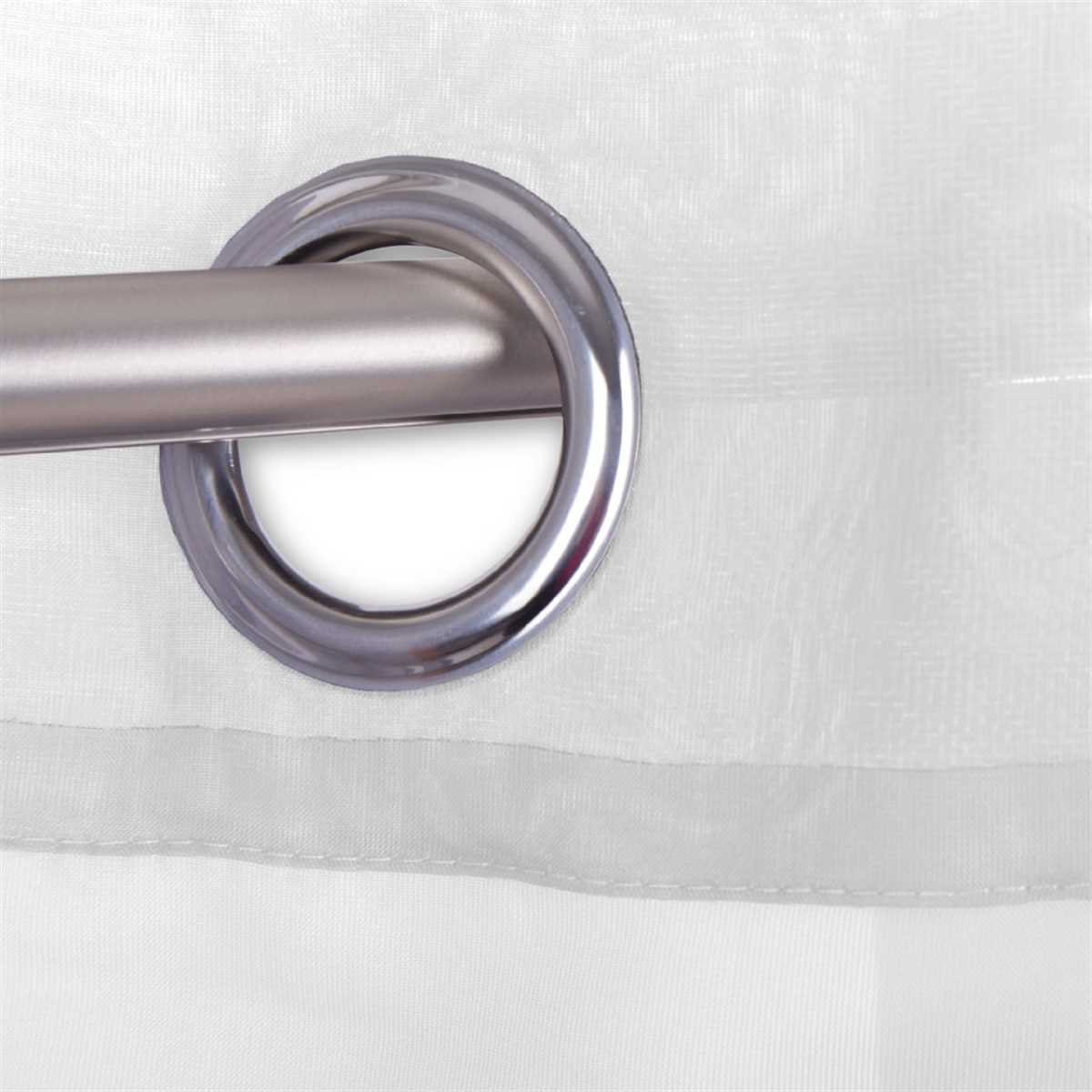 Bestlivings Dekoschal Noella Ösen Voile 140 cm x 145 cm Beige 2er Pack günstig online kaufen