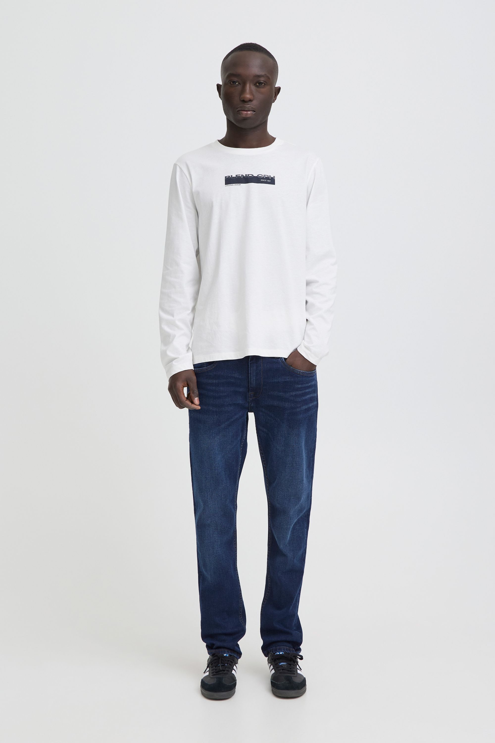 Blend Slim-fit-Jeans BHTwister Jeanshose mit normalem Bund und schmalem Bein - Twister Fit