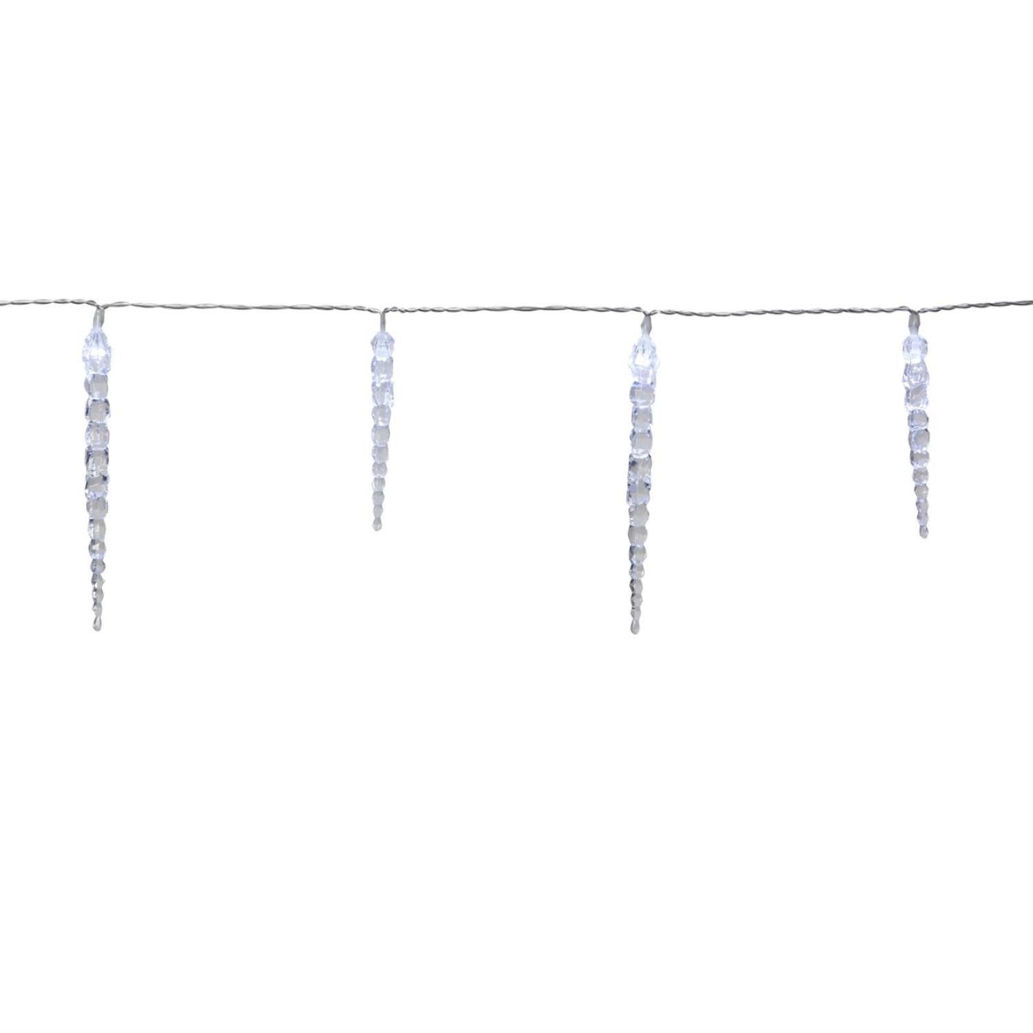 MARELIDA LED-Lichterkette 40 Eiszapfen 8 Lauflichtfunktionen Timer Weihnach günstig online kaufen