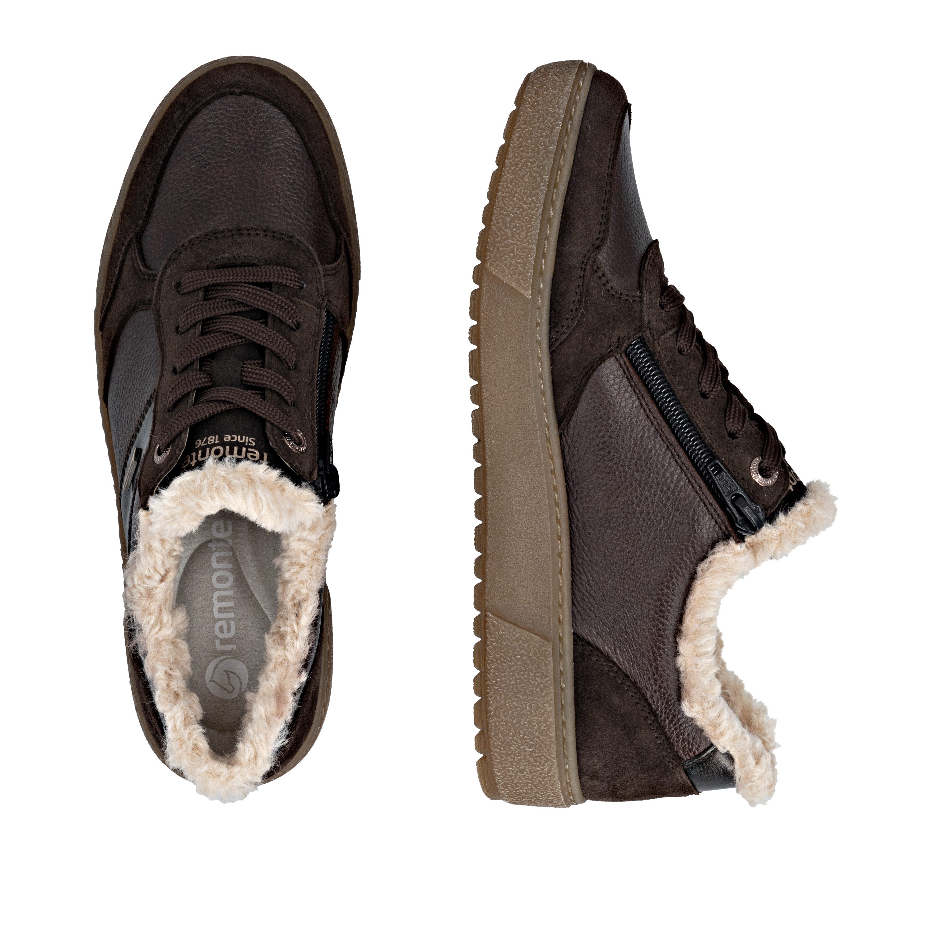 Remonte Plateausneaker Schnürschuh, Halbschuh mit wasserabweisender TEX-Membran