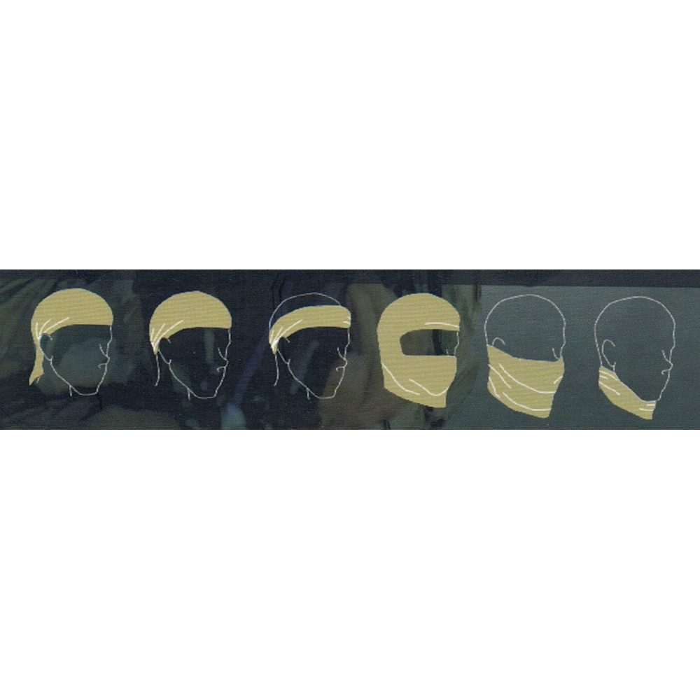 Buff Multifunktionstuch ARC PROTECT + FIRE RESISTANT Schlauchtuch Aramid-Gewebe Paris Blue
