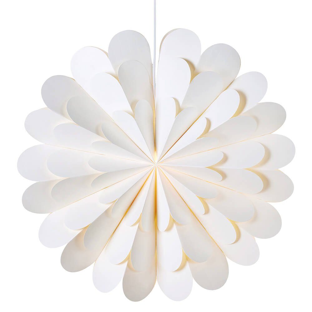 Markslöjd LED Stern Hängestern, Hängeblume, Maravilla, Durchmesser 60 cm, weiß
