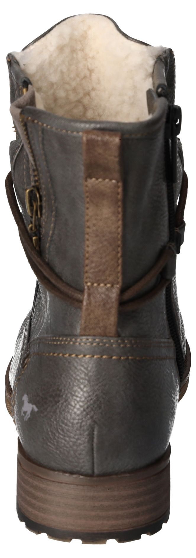 Mustang Shoes Winterboots, Blockabsatz, Winterstiefelette, Schnürboots günstig online kaufen