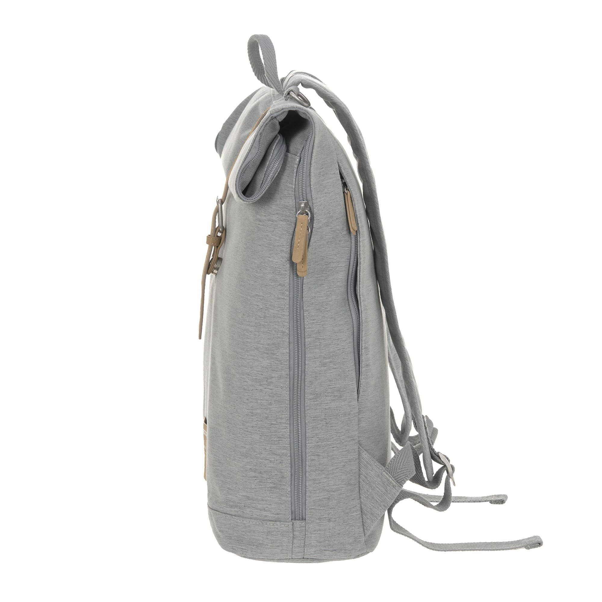 LÄSSIG Wickelrucksack LÄSSIG Wickeltasche Wickelrucksack Rolltop Backpack (Rolltop), PETA-approved vegan; zum Teil aus recyceltem Material