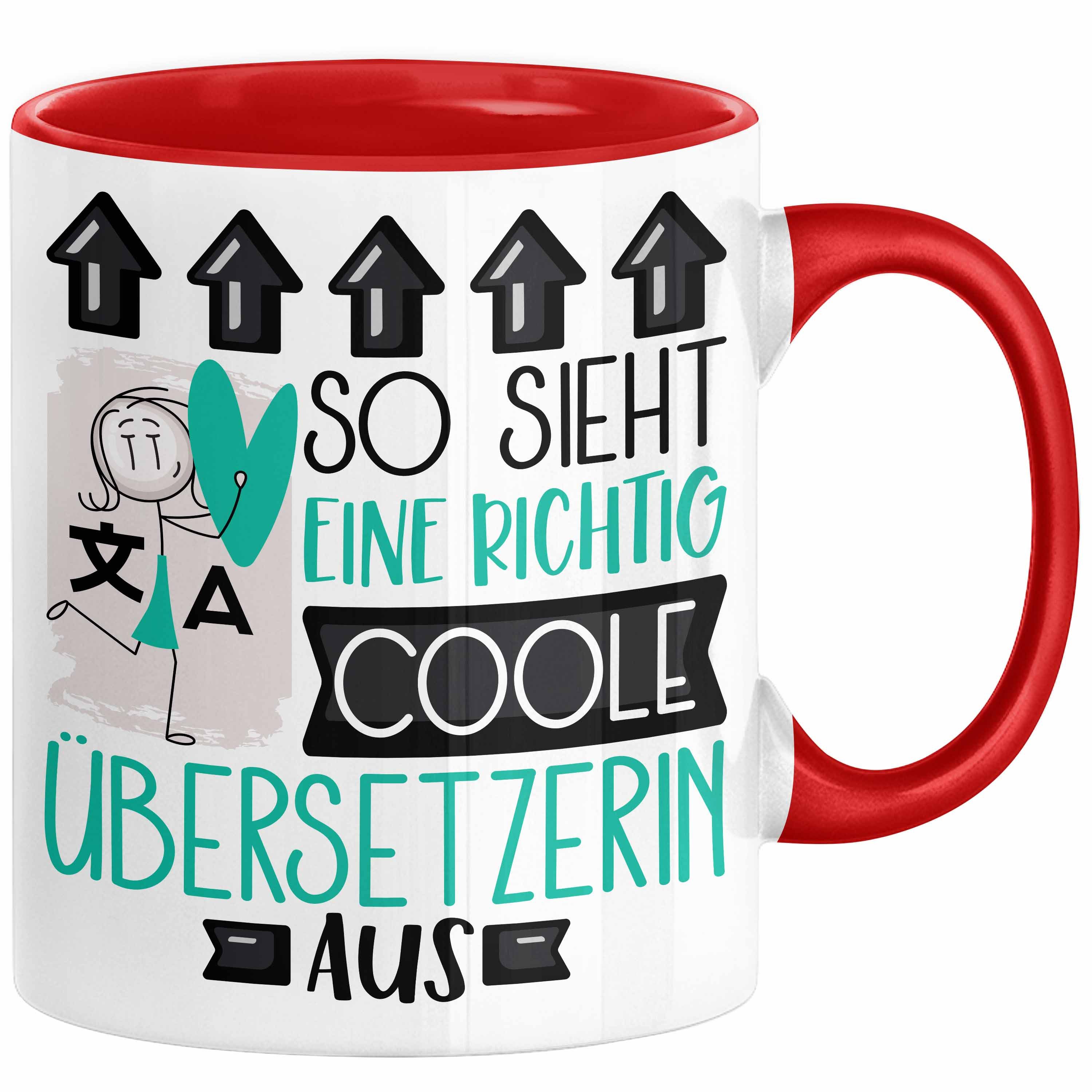 Tasse Übersetzerin Geschenk Tasse Geschenkidee für Übersetzerin Geburtstag W