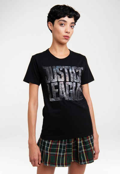 LOGOSHIRT T-Shirt Justice League Movie mit lizenziertem Print