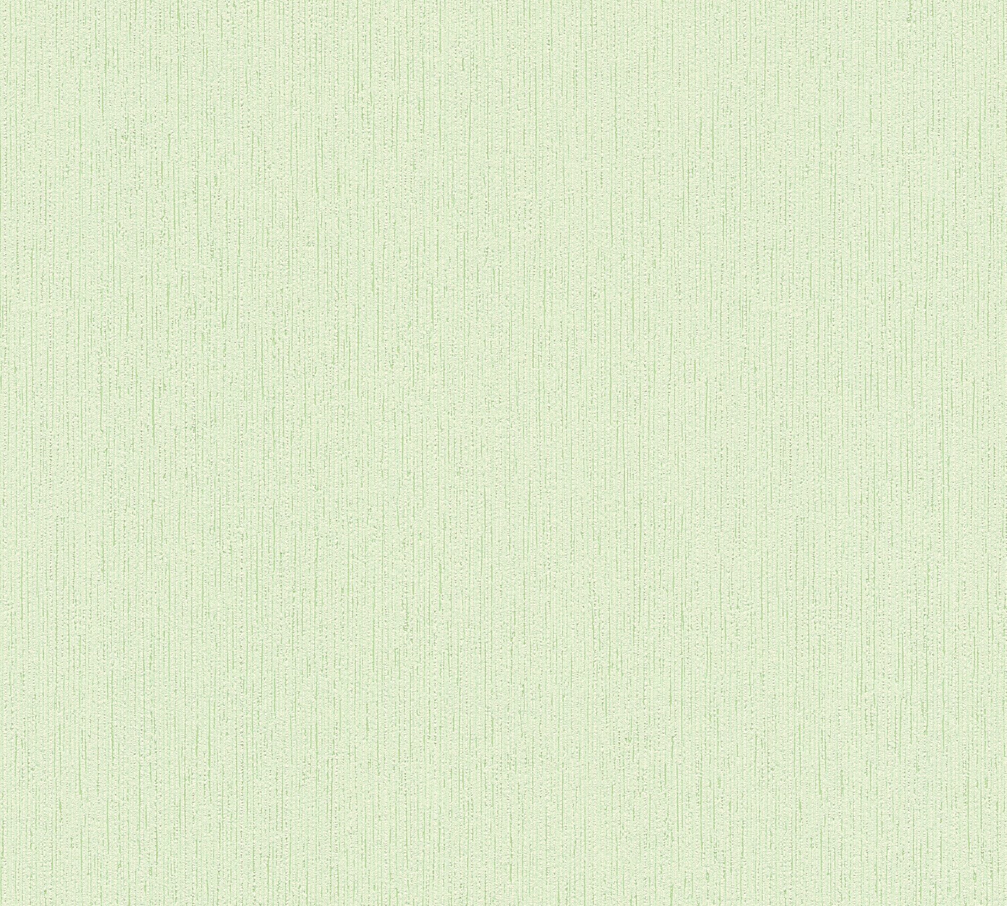 A.S. Uni Einfarbig Tapete Blooming Uni, strukturiert, grün Création uni, Vliestapete