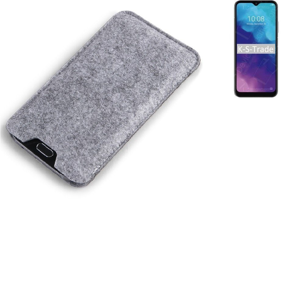 K-S-Trade Handyhülle für ZTE Blade V30 Vita, Filz Handyhülle Schutzhülle Filztasche Filz Tasche Case Sleeve