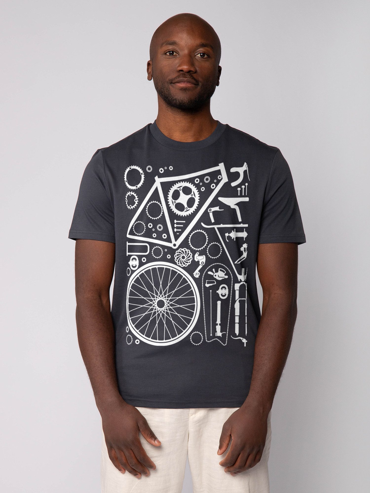 T-Shirt Fahrradteile