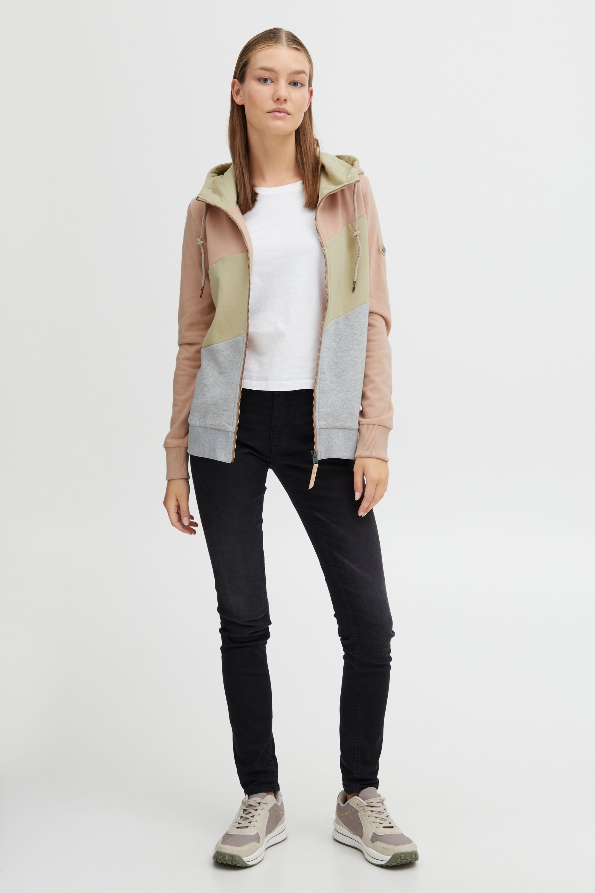OXMO Kapuzensweatjacke OXAggi Sportliche Hoodie Sweatjacke günstig online kaufen