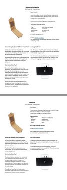 K-S-Trade Handyhülle für TP-LINK Neffos A5, Handy-Hülle + Kopfhörer 360° Flipstyle Schutz-Hülle Smartphone