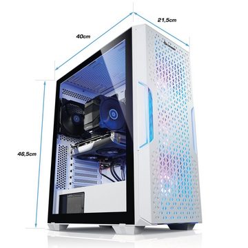Kiebel Inferno 14 Gaming-PC (Intel Core i7 Intel Core i7-14700KF, RTX 4070 SUPER, 32 GB RAM, 2000 GB SSD, Wasserkühlung, WLAN, RGB-Beleuchtung)