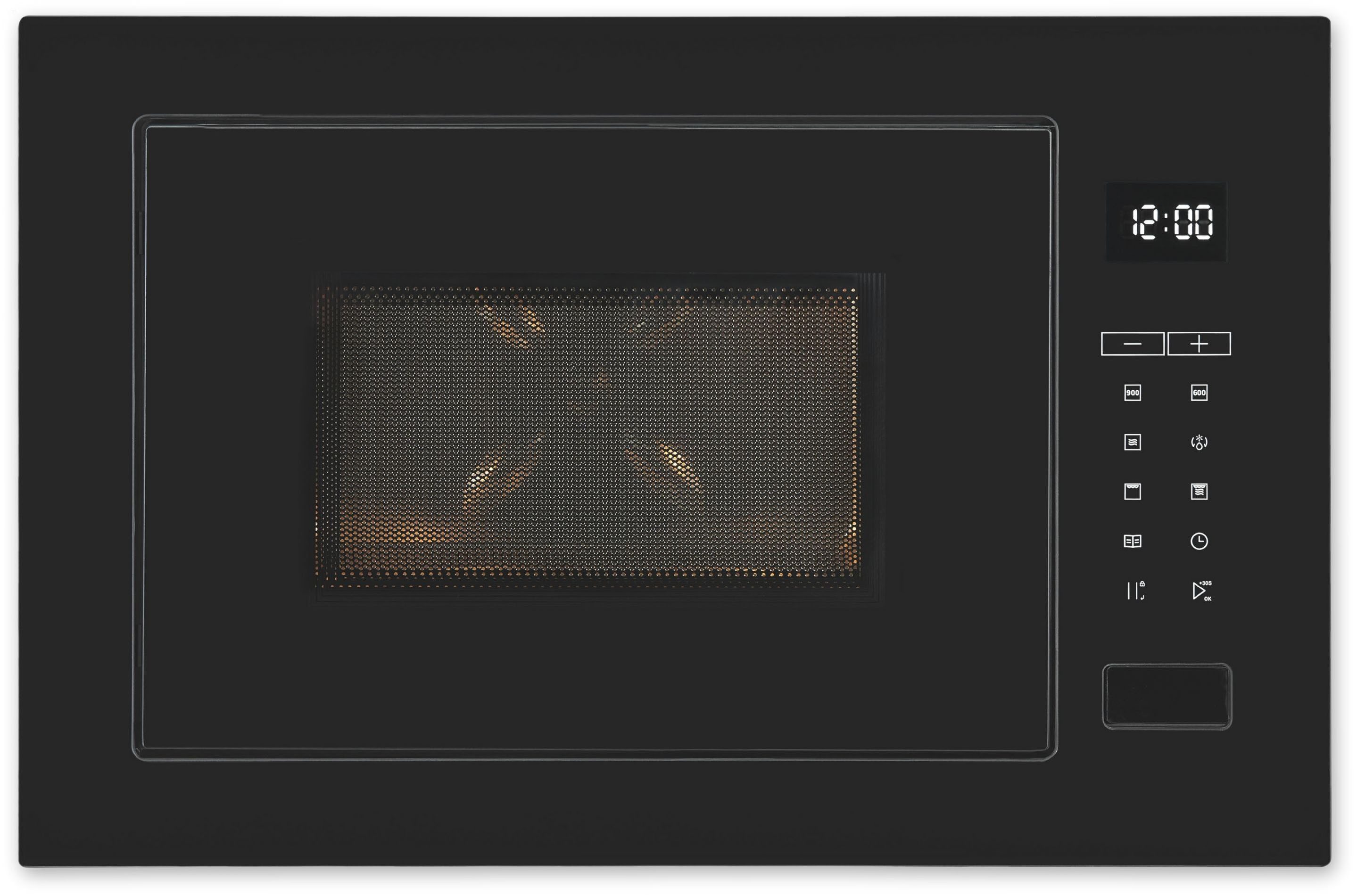exquisit Einbau-Mikrowelle EMW25-G-020, Grill, Mikrowelle, 25 l, 2-in-1 Gerät: Aufwärmen oder Grillen – Genuss im Handumdrehen