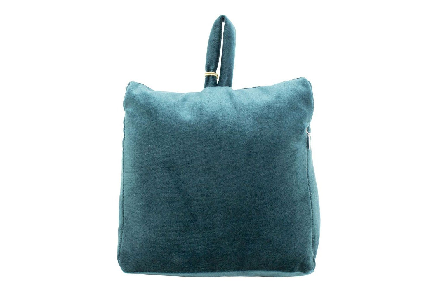 Mars & More Bodentürstopper Türstopper, samt petrol, ca. 17 x 11 x 18 cm günstig online kaufen