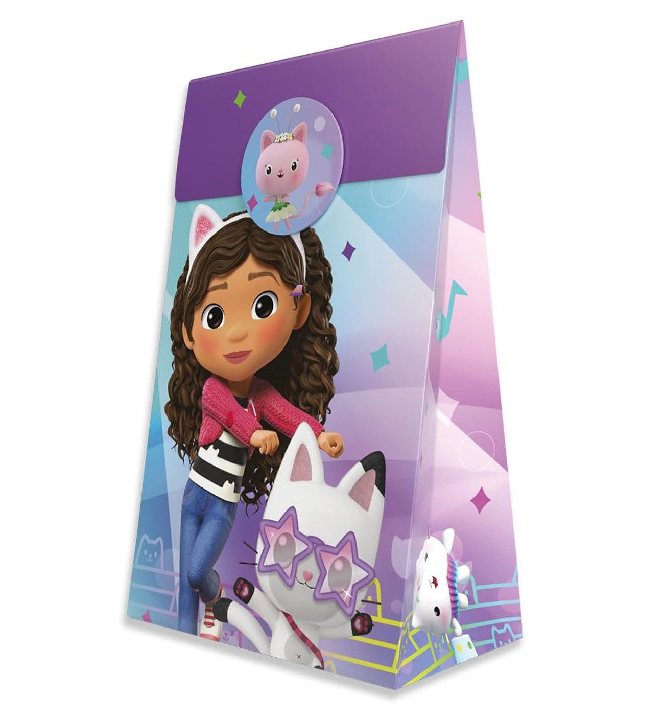 Party Factory Geschenktüten Gabby’s Dollhouse Geschenktüten 10 Stück – Partytüten Kindergeburtstag