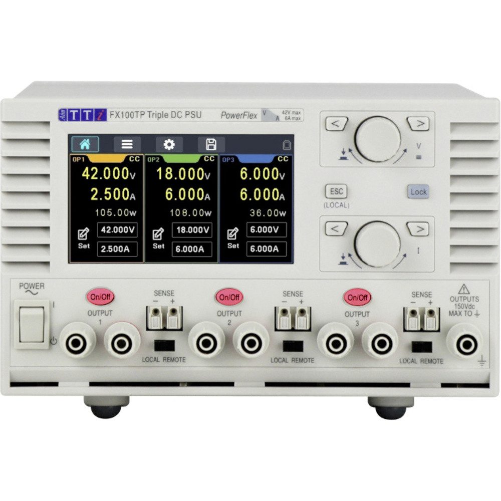 Aim TTi FX100TP Labornetzgerät, einstellbar 0 - 42 V 1 mA - 6 A 246 W Labor-Netzteil
