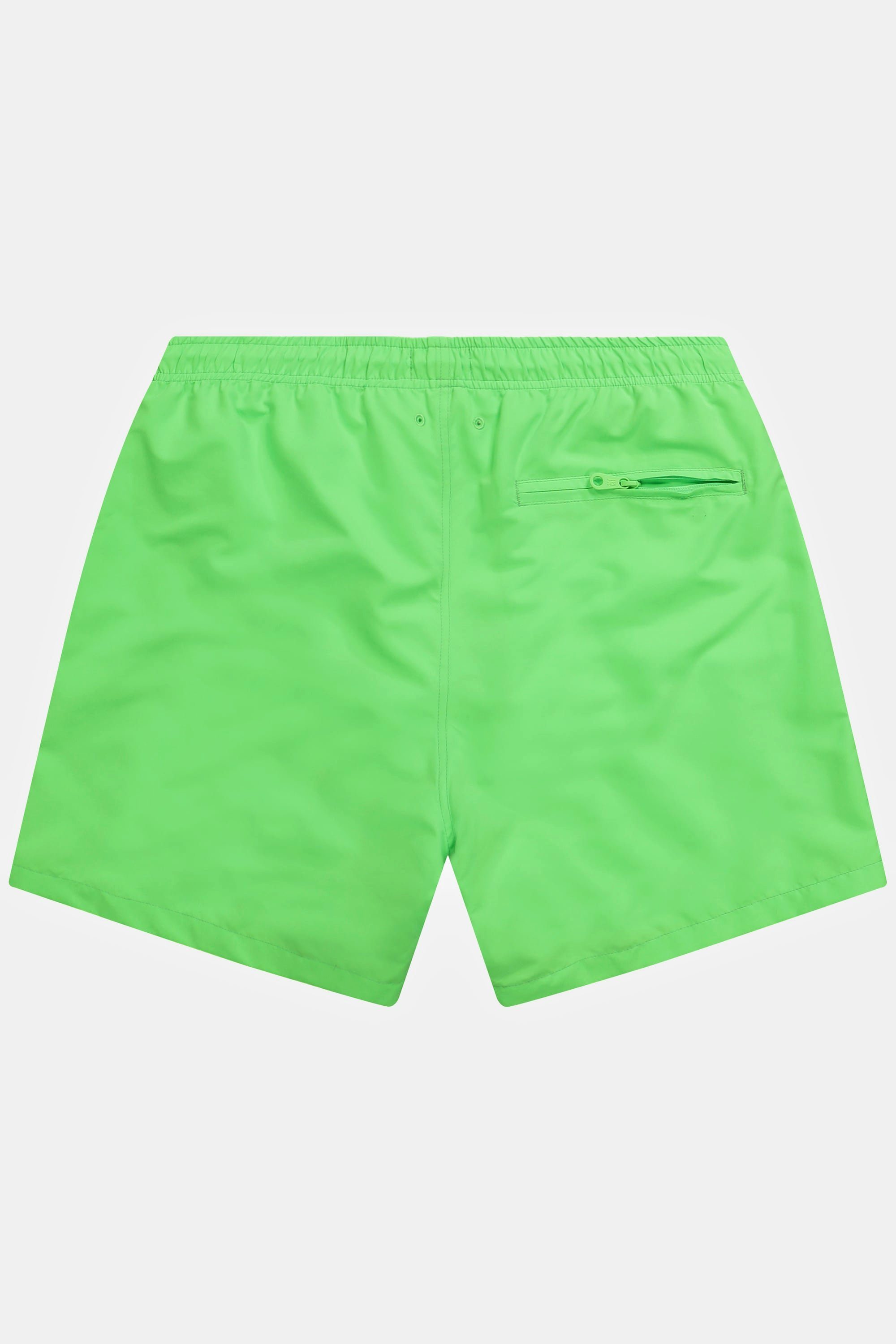 Badeshorts Elastikbund Badehose grün Zipptasche Beachwear JP1880
