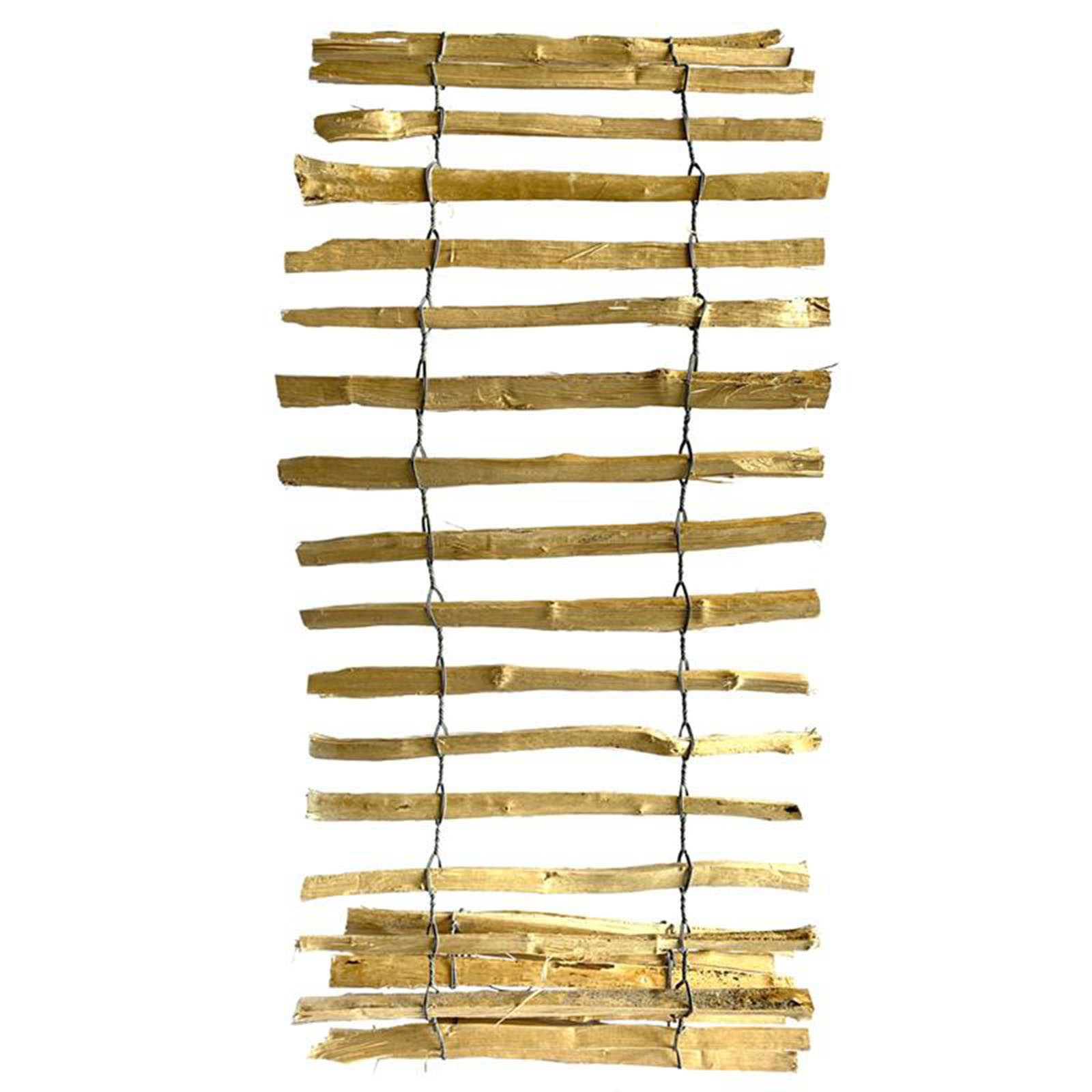 NOOR Rankhilfe Haselnuss - 50 x 200 cm - 3-4 cm Lattenabstand - aus Naturholz, unterstützt Pflanzen beim hochranken - Ideal für Terrasse & Balkon